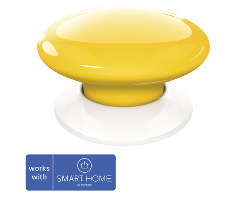 Smart Button Fibaro jaune compatible avec SMART HOME by hornbach