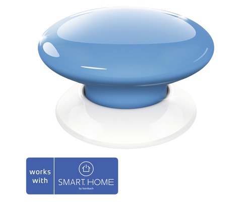 Fibaro Smart Button blau Kompatibel mit SMART HOME by hornbach
