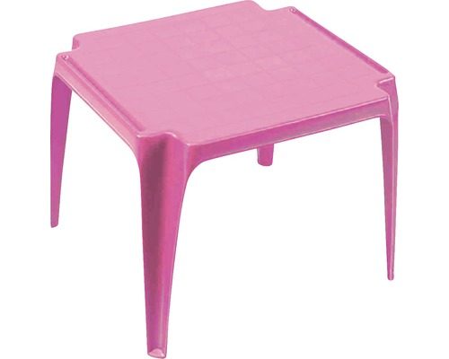 Table en plastique pour enfants Tavolo Baby 56x52x44 cm rose