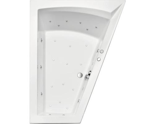 Einbau Whirlpool Raumsparbadewanne OTTOFOND Delta 100 x 170 cm weiss glänzend 70004 Einbau Whirlpool Raumsparbadewanne OTTOFOND Delta 100 x 170 cm weiss glänzend 70004