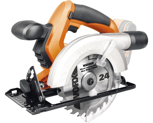 Worx Scie circulaire manuelle sans fil WX529.9 20 V sans batterie ni chargeur