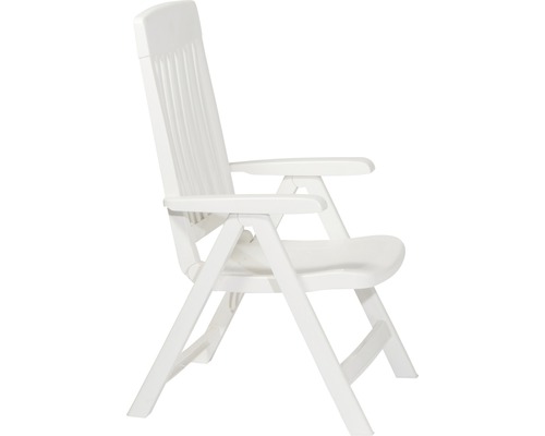 Gartenstuhl aus Kunststoff mit Armlehnen