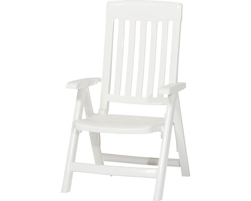 Chaise pliante Palma Sieger blanc