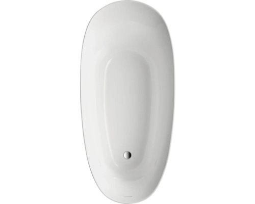Freistehende Badewanne aus Sanitäracryl, ovale Form