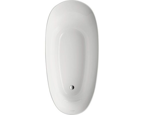 Baignoire îlot en acrylique sanitaire, forme ovale