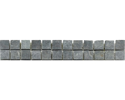 Natursteinbordüre CM-57114 anthrazit 30,5x4,8 cm