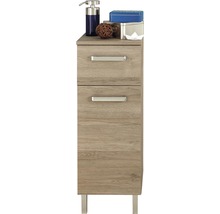 Meuble bas Pelipal Offenbach largeur 81x30x33 cm chêne Sanremo