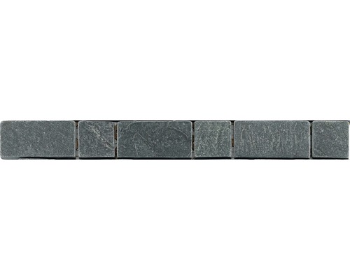 Natursteinbordüre CM-57117 grau 30.5x3.3 cm