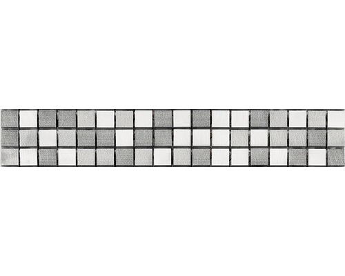 Metallbordüre MB-51305 grau 30,5x4,9 cm