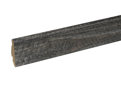 Plinthe FU60L épicéa des montagnes Sepia 19x58x2400 mm Plinthe avec décor bois