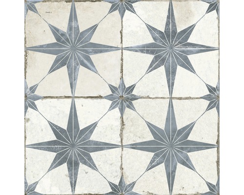 Wand- und Bodenfliese FS Star blue 45x45 cm