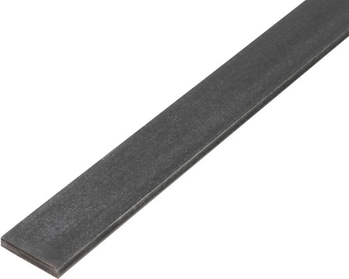 Tige plate en acier 20x4 mm, 2 m