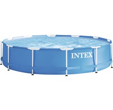 Rundes Intex Frame Pool Set mit Wasser