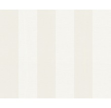 Papier peint intissé 314055 rayures beige blanc