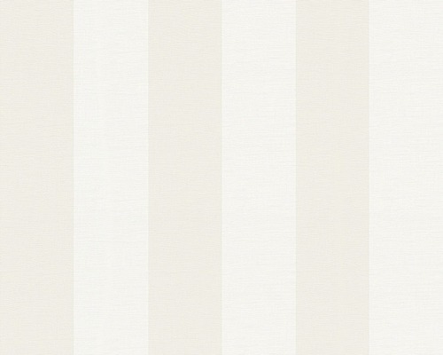 Papier peint intissé 314055 rayures beige blanc