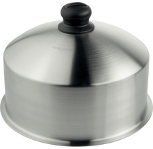 Cloche métallique pour maintenir les aliments au chaud avec poignée