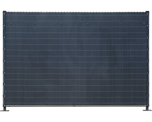 Gartenzaun aus Kunststoff und Metall