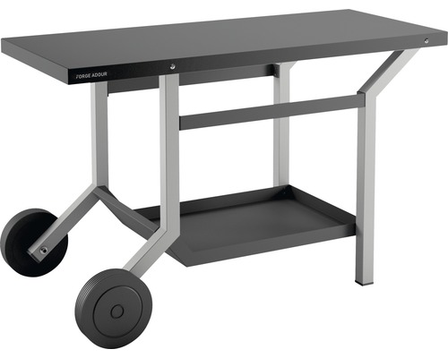 Roll-Tisch Forge Adour für Grill Plancha Stahl schwarz-grau matt