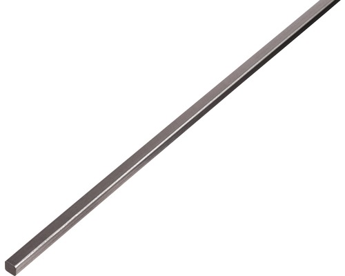 Tige à quatre pans en acier 6x6 mm, 2 m Barre carrée en métal