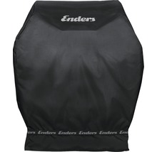 Housse de barbecue noire avec le logo Enders pour protéger le barbecue des intempéries.