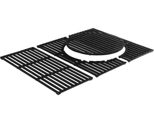 Jeu de grilles de cuisson en fonte