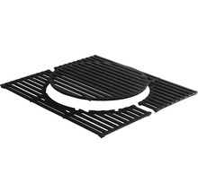 Grille de barbecue en fonte avec insert rond