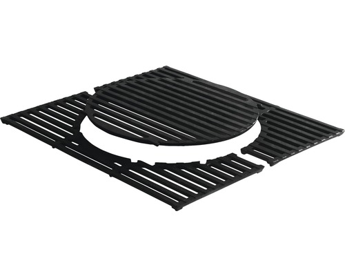 Grille de barbecue en fonte avec insert rond