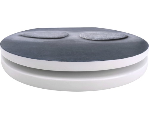 Abattant de WC avec fermeture amortie et chauffage de siège intégré