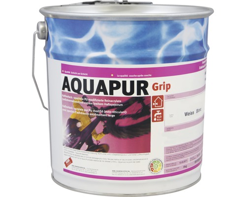 Peinture laque Aquapur Grip dans un seau de peinture