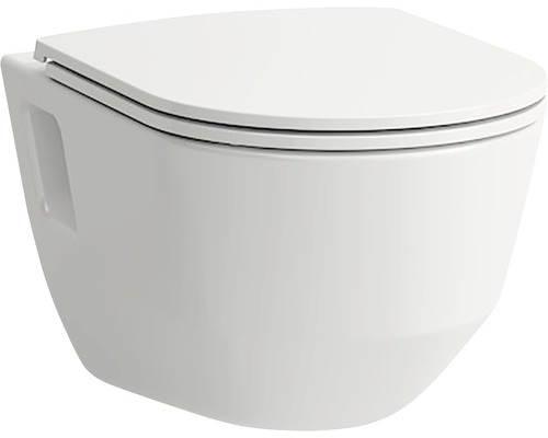 LAUFEN Wand-WC Pro spülrandlos mit WC-Sitz Pro Slim H8669540000001