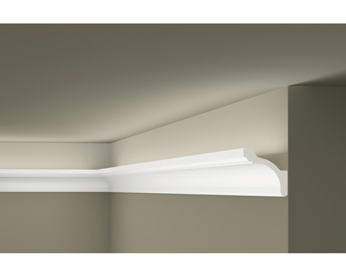 Moulure de plafond/Réglette LED Z20, 1 x 2 m, 87 x 87 mm