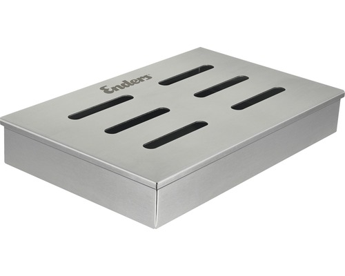 Boîte à fumer Enders en acier inoxydable avec fentes dans le couvercle