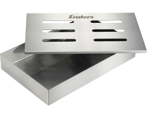Enders Boîte à fumer en acier inoxydable avec couvercle