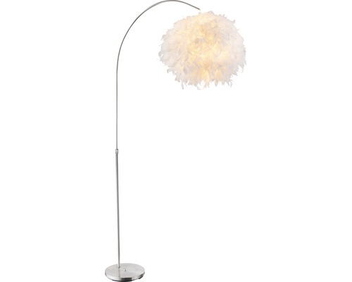 Lampadaire Katunga E27 nickel mat 40W