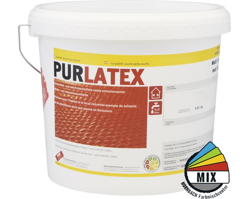 Eimer Purlatex Innenfarbe, lösemittel- und weichmacherfrei, 5 kg