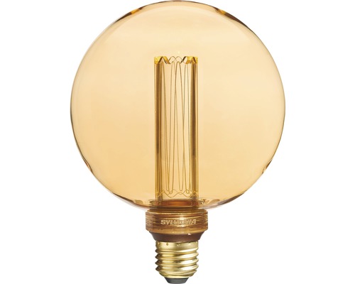 LED Globelampe G120 E27/2,5W gold 125 lm 2000 K warmweiss 820 Mirage