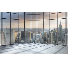 Fototapete Vlies 1510 VEXXL New York Fenster Skyline 3-tlg. 312 x 219 cm-thumb-0