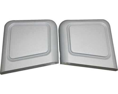 Deux profilés d''angle en aluminium