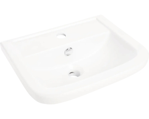 Waschtisch Form & Style Ricardo 58x45 cm weiss Waschbecken aus Keramik