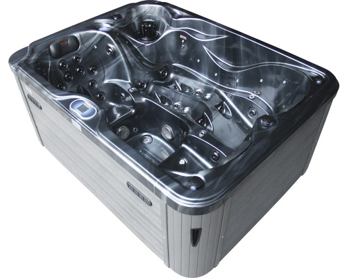 Whirlpool mit Düsen und Bedienfeld