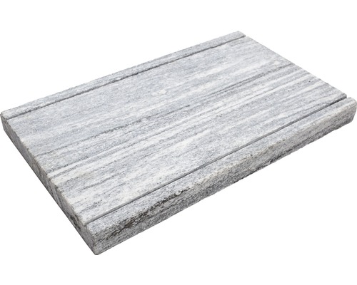 FLAIRSTONE Naturstein Mauerabdeckplatte Gneis Arctic grau 50 x 30 x 4 cm Fensterbank aus Granit