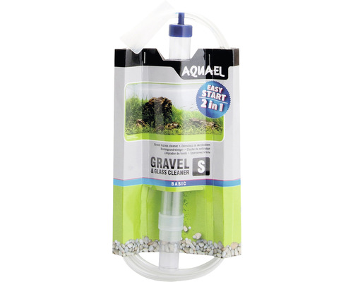 Aspirateur pour vase AQUAEL Gravel & Glass S nano-aquarium hauteur env. 26 cm diamètre du tube ca. 5 cm