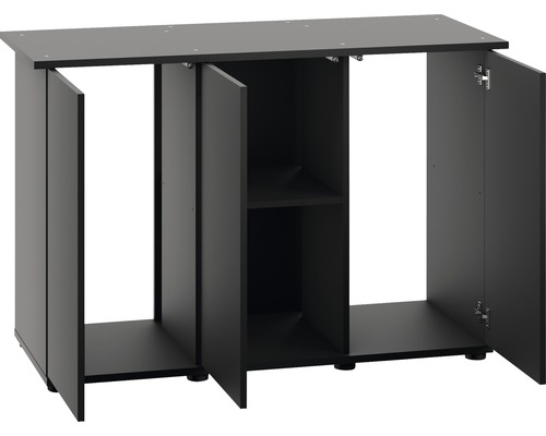 Aquariumunterschrank mit offenen Türen und Innenregal