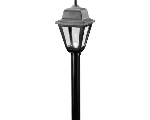 Borne d'éclairage d'extérieur à LED Guernsey noire, source lumineuse 90 lm 3 000 K ,blanc chaud, h 380 mm, Season Lights
