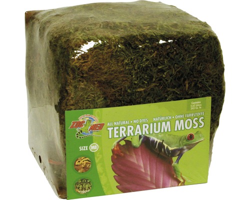 Substrat ZOO MED Terrarium Moss Minibale 5,62 l Mousse pour terrarium en paquet