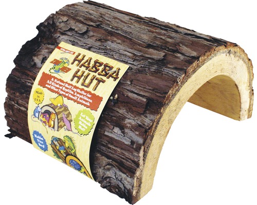 Caverne en bois E ZOO MED Habba Hut 23,5x23x10 cm