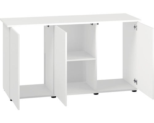 Weißer Unterschrank mit drei Türen