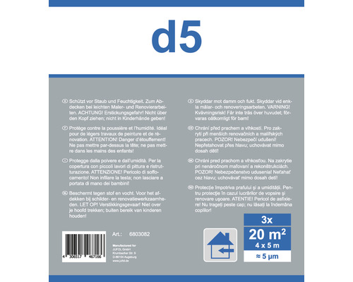 Avertissement concernant la protection contre la poussière et l''humidité lors des travaux de peinture et de rénovation
