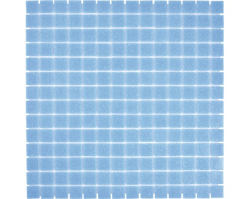 Mosaïque en verre GMA30 UNI BLEU 30,5x30,5 cm Mosaïque avec petits carreaux carrés