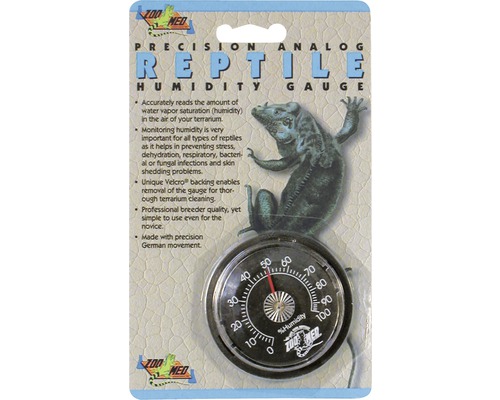 Hygromètre ZOO MED analogue Humidity Gauge